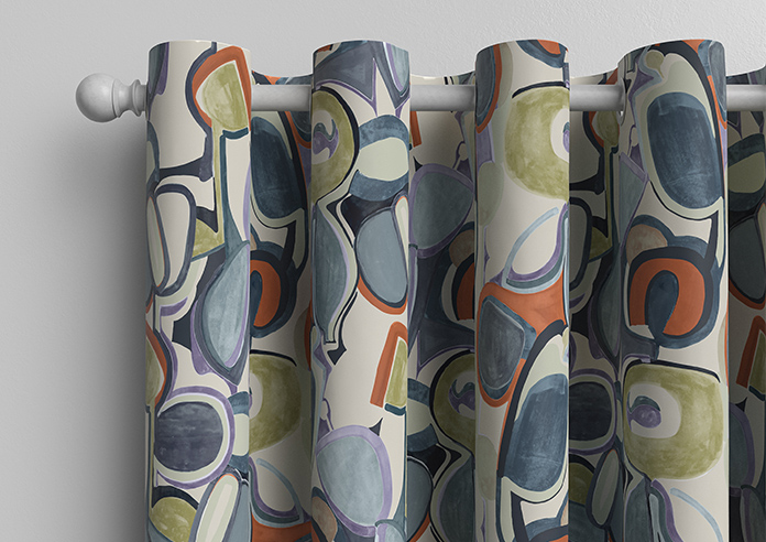 Pop, Denim - Made to Measure Curtains - Image 12